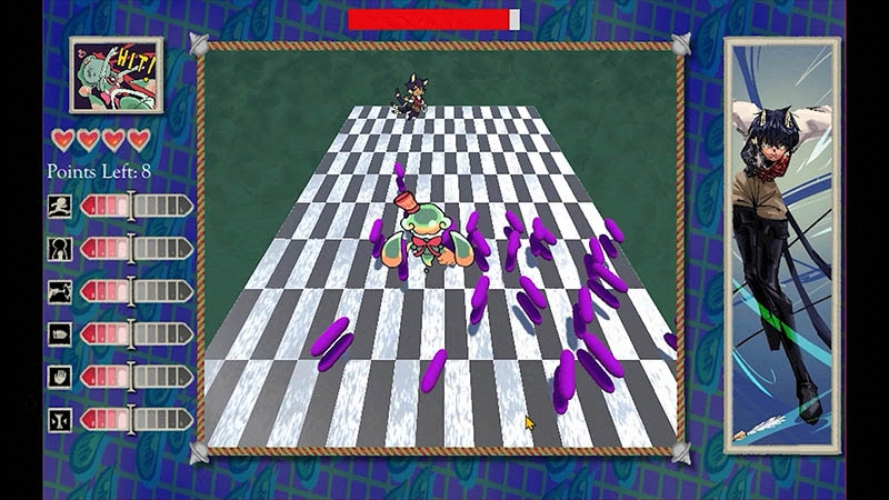 Bullet hell gameplay